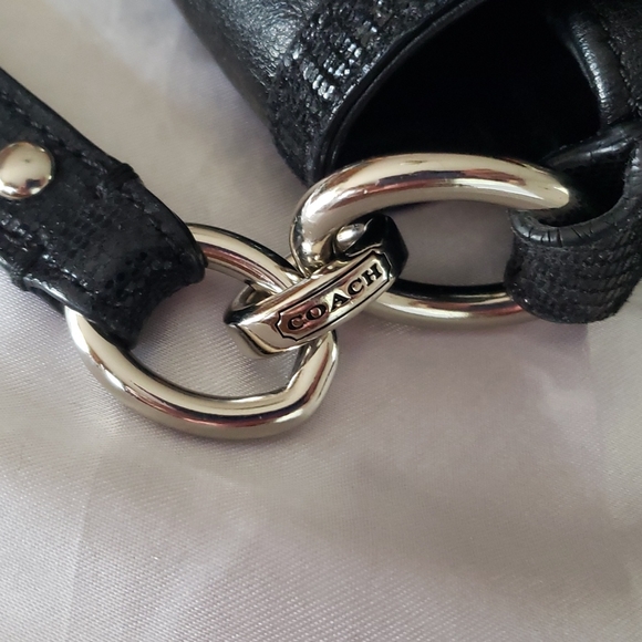 Gorgeous Coach Taylor Leather Handbag With Snakeprint Outline!! - Picture 10 of 15